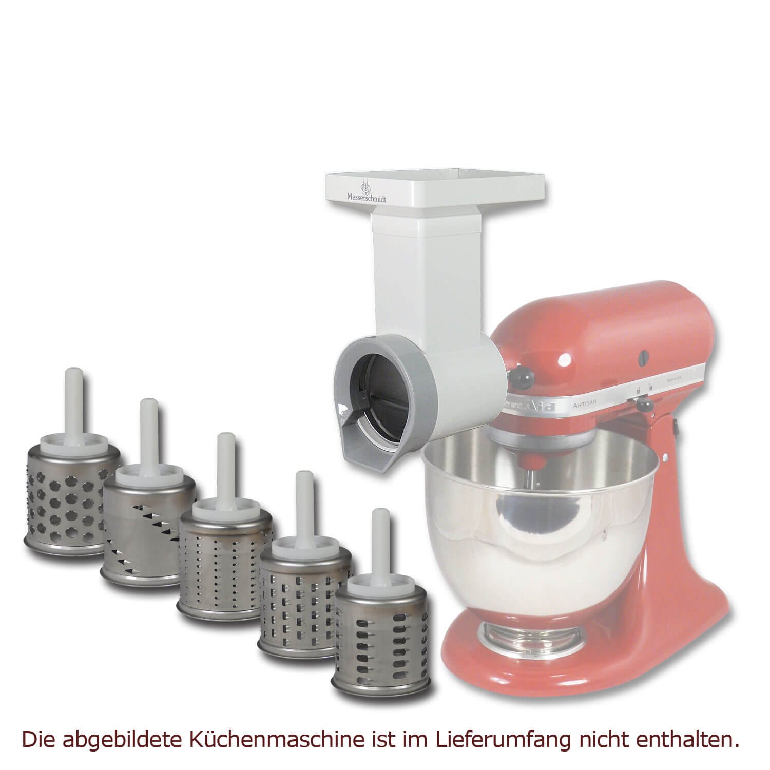 Kitchenaid Gem Seschneider Mvsa Gem Seraspler Mit Trommeln